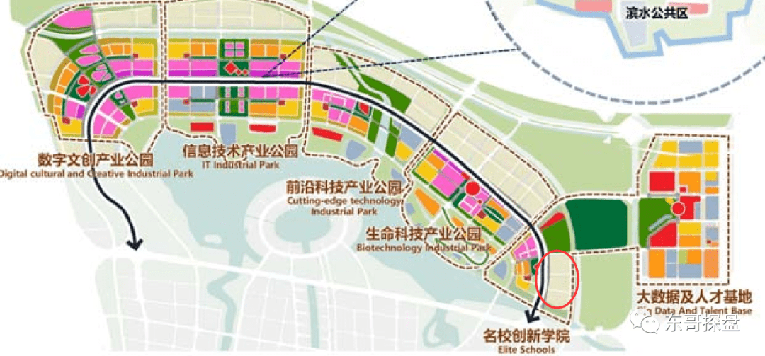 整体布局上,中原科技城包含数字文创产业公园,信息技术产业公园,前沿