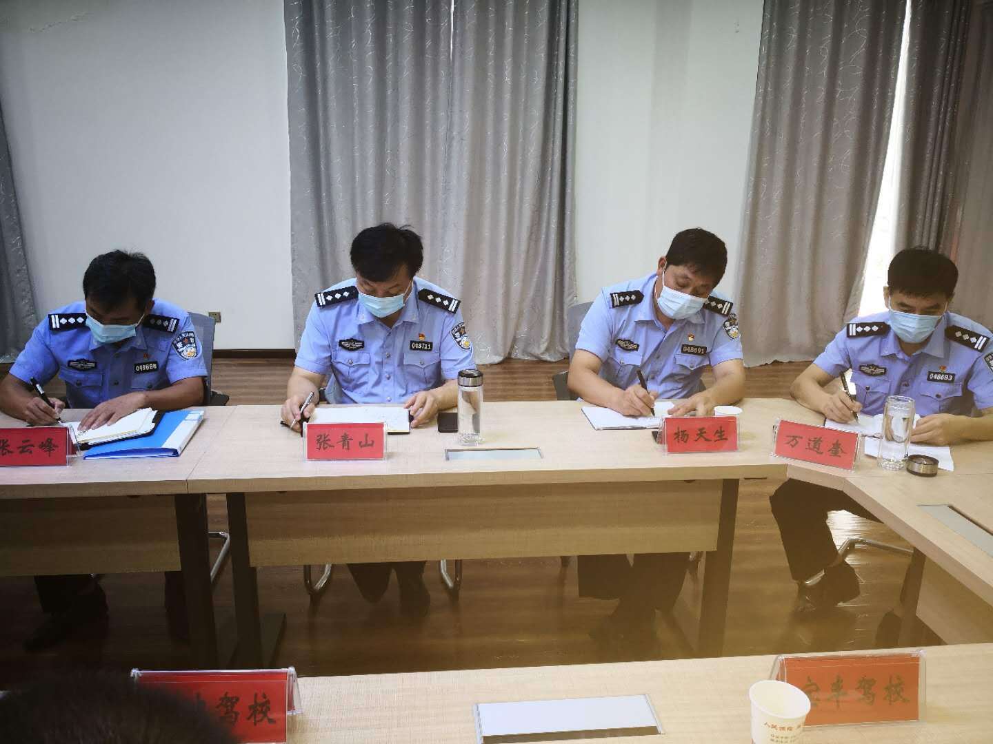 湖北竹山交警集中约谈驾校安全监管理责任人着力拧紧事故防控"弦"