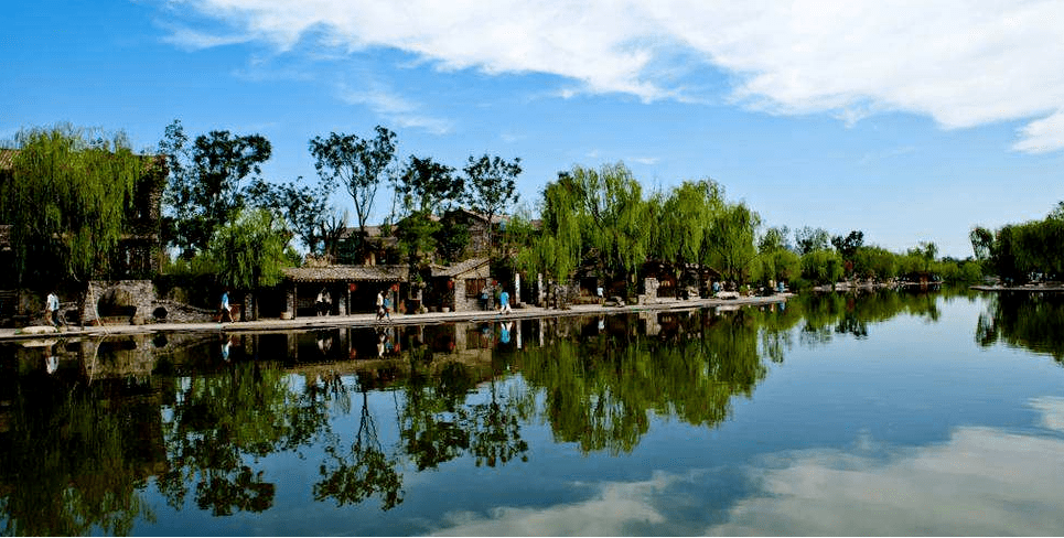 周至水街沙沙河景区 中国第一水街—周至沙沙河湿地公园为国家aaaa