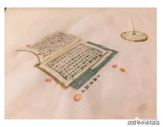 国画:林子