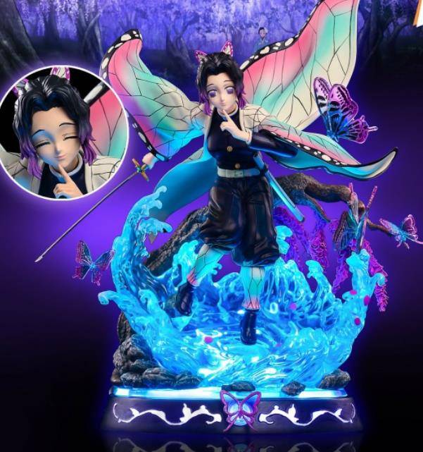 原创漫迷晒一组蝴蝶忍手办,前三款美到飞起,后一款不能让善逸看到