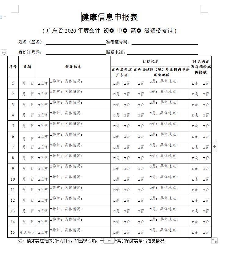 廣東會計考生請注意!考前14天須打卡粵康碼才能參加考試