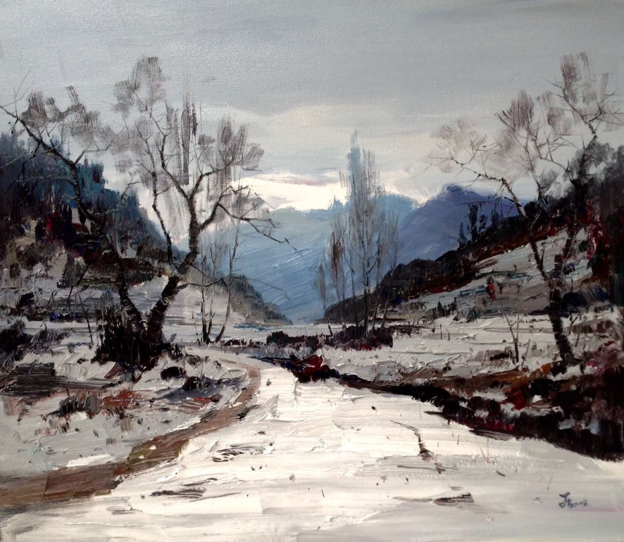 著名油画家---薛金拥作品赏析