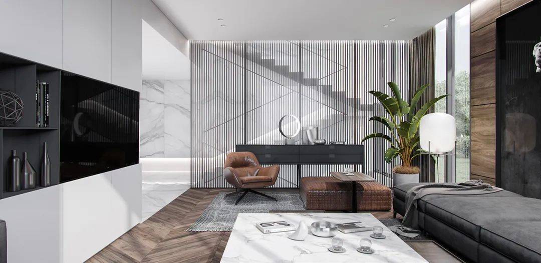 隔断就是围合空间的重要方式之一,好的隔断设计可以使空间灵动,充满