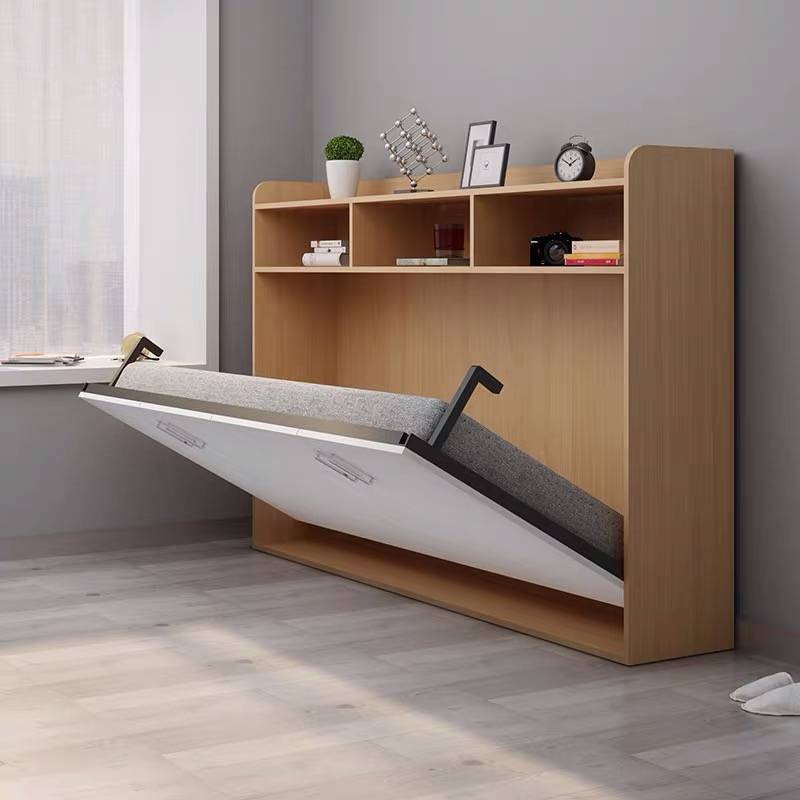 设计三 沙发变大床 追剧好时光想装侧翻床折叠床没柜子可用?