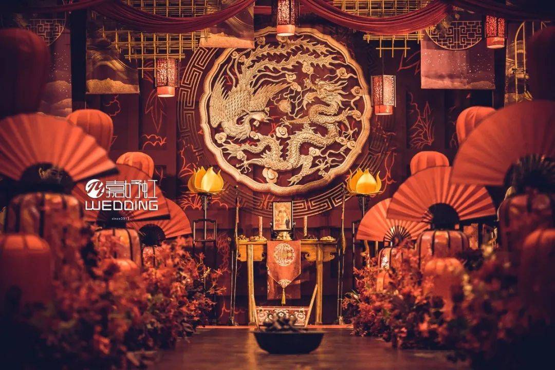 明清的红色中式婚礼,充满仪式感的礼制