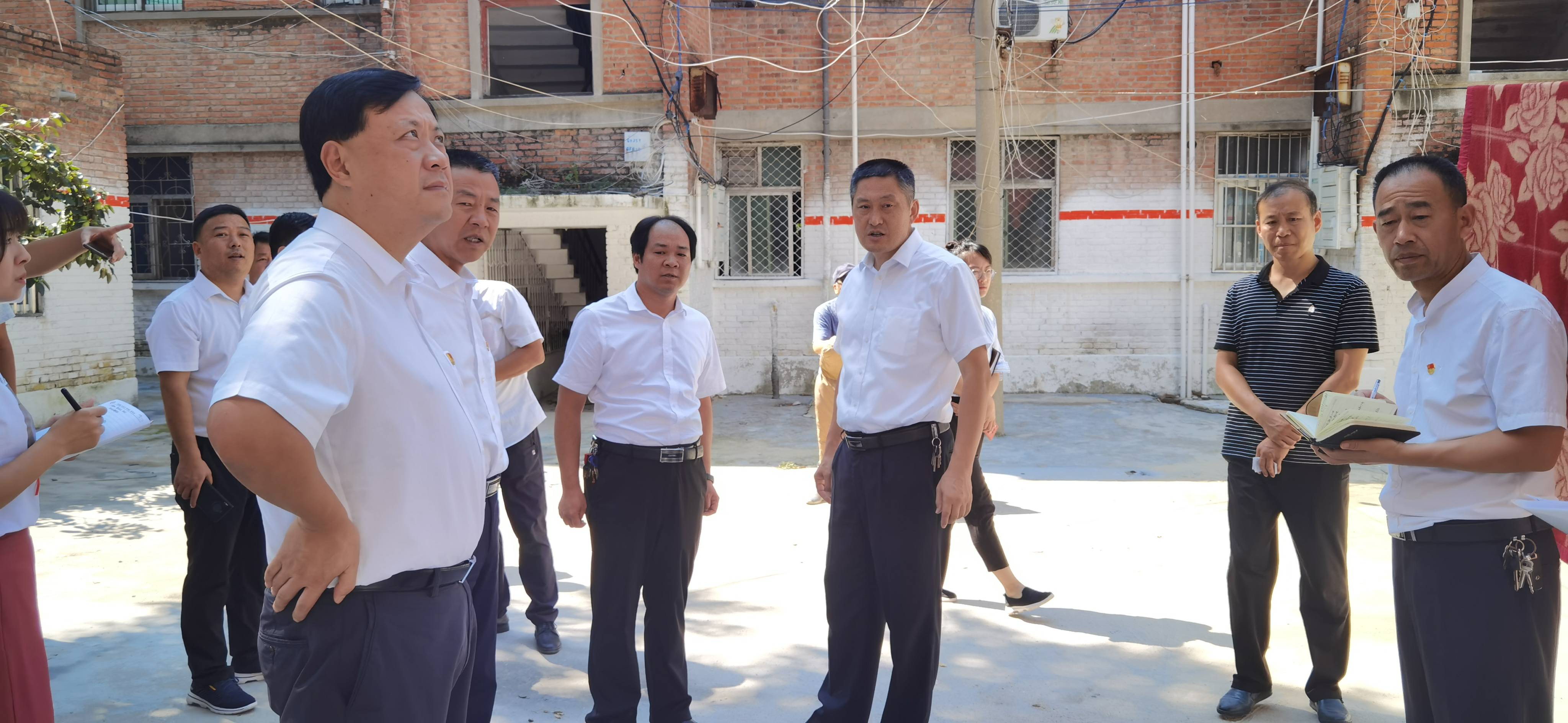 淮阳区政府区长王毅带队检查指导创卫工作