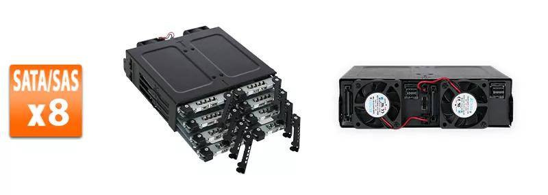 隆重介绍icy dock mini-sas hd(sff-8643)接口硬盘抽取盒_gbps