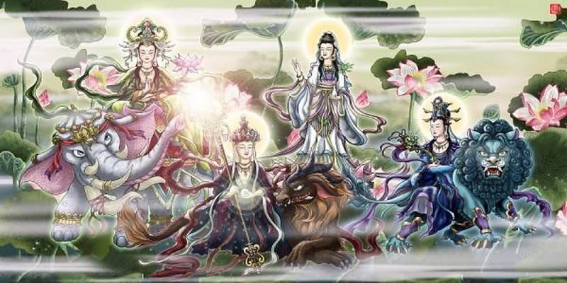 现在,未来一切修行者,要行四种做法,成大菩萨,成大修行者;成大菩萨,成