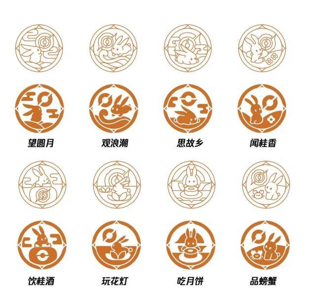 王者logo化为皎洁的明月,游戏中的人气角色嫦娥则轻拂衣袖,与玉兔共赏