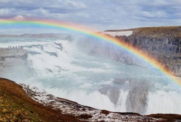 原创冰岛最壮观的瀑布景色壮观瑰丽无比曾经被私人占有