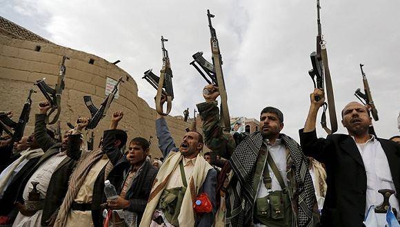 也门政府军和胡塞武装图片