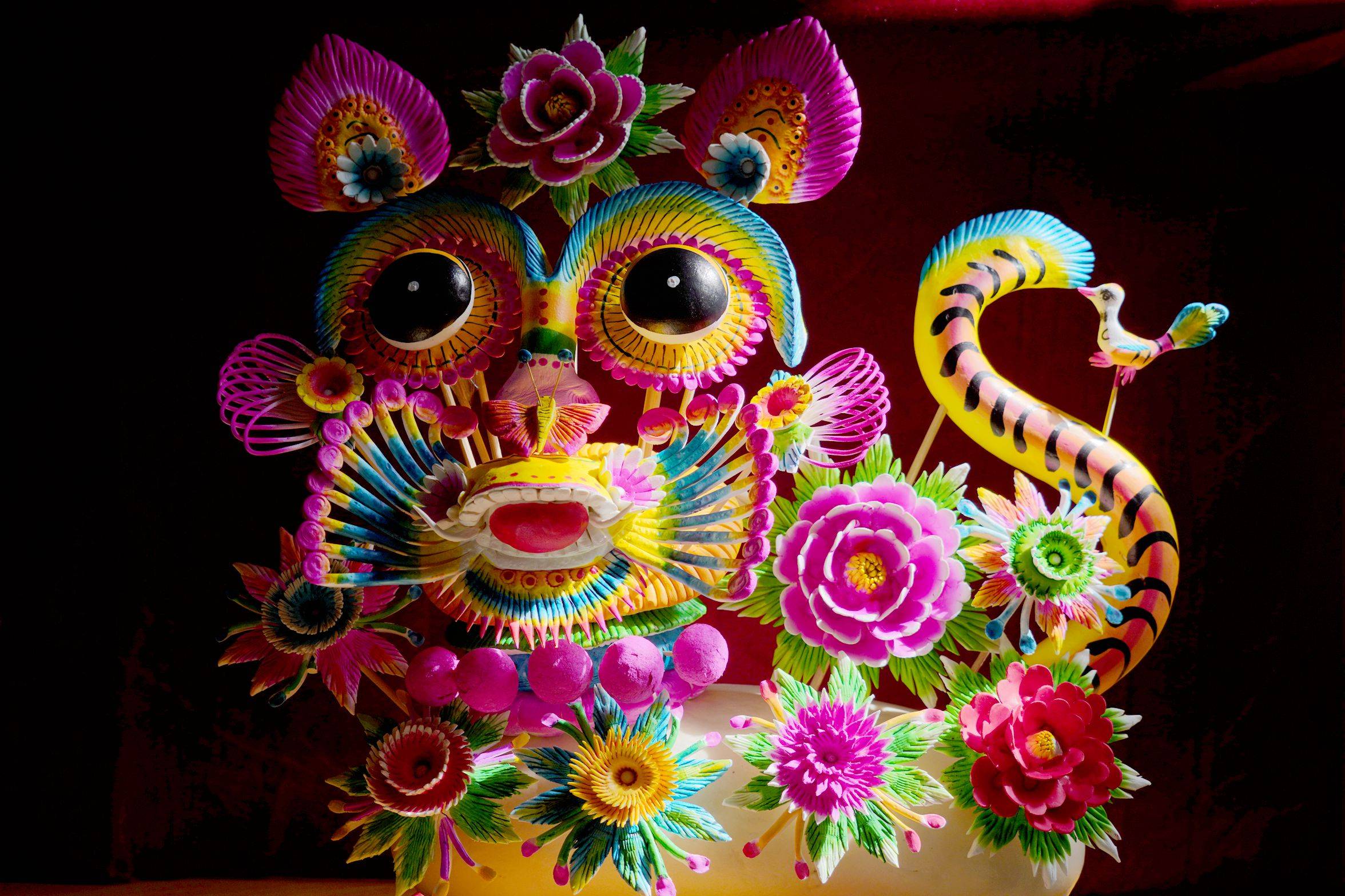 陕西农民大姐做花馍成为美术大师作品漂亮让人不忍下口看一看