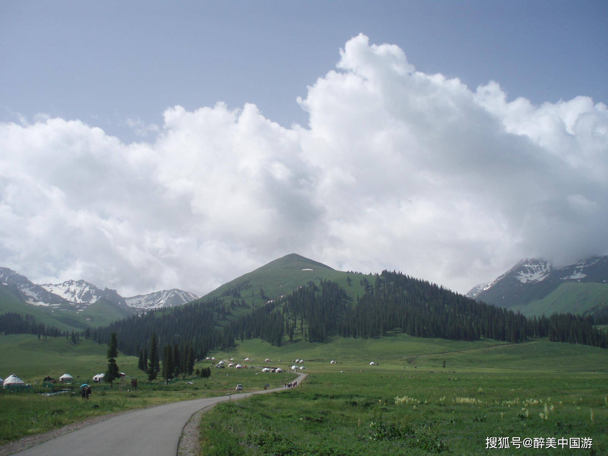 原創探訪那拉提旅遊風景區,世界四大草原之一,河谷,山峰,深峽交相輝映