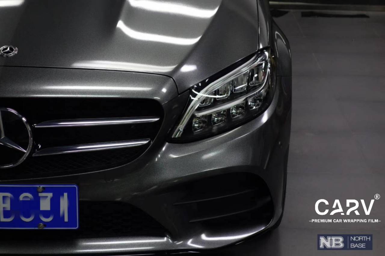 奔驰新c 重金属超亮石墨灰2110g