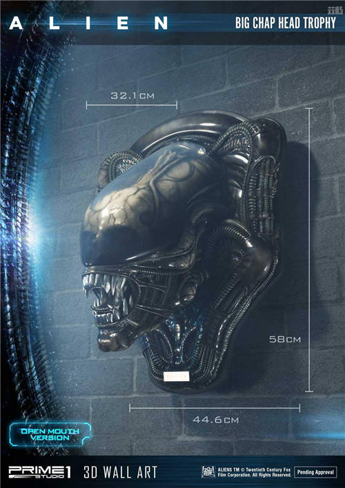 p1s推出《异形》工蜂异形壁挂头雕 全球限量100