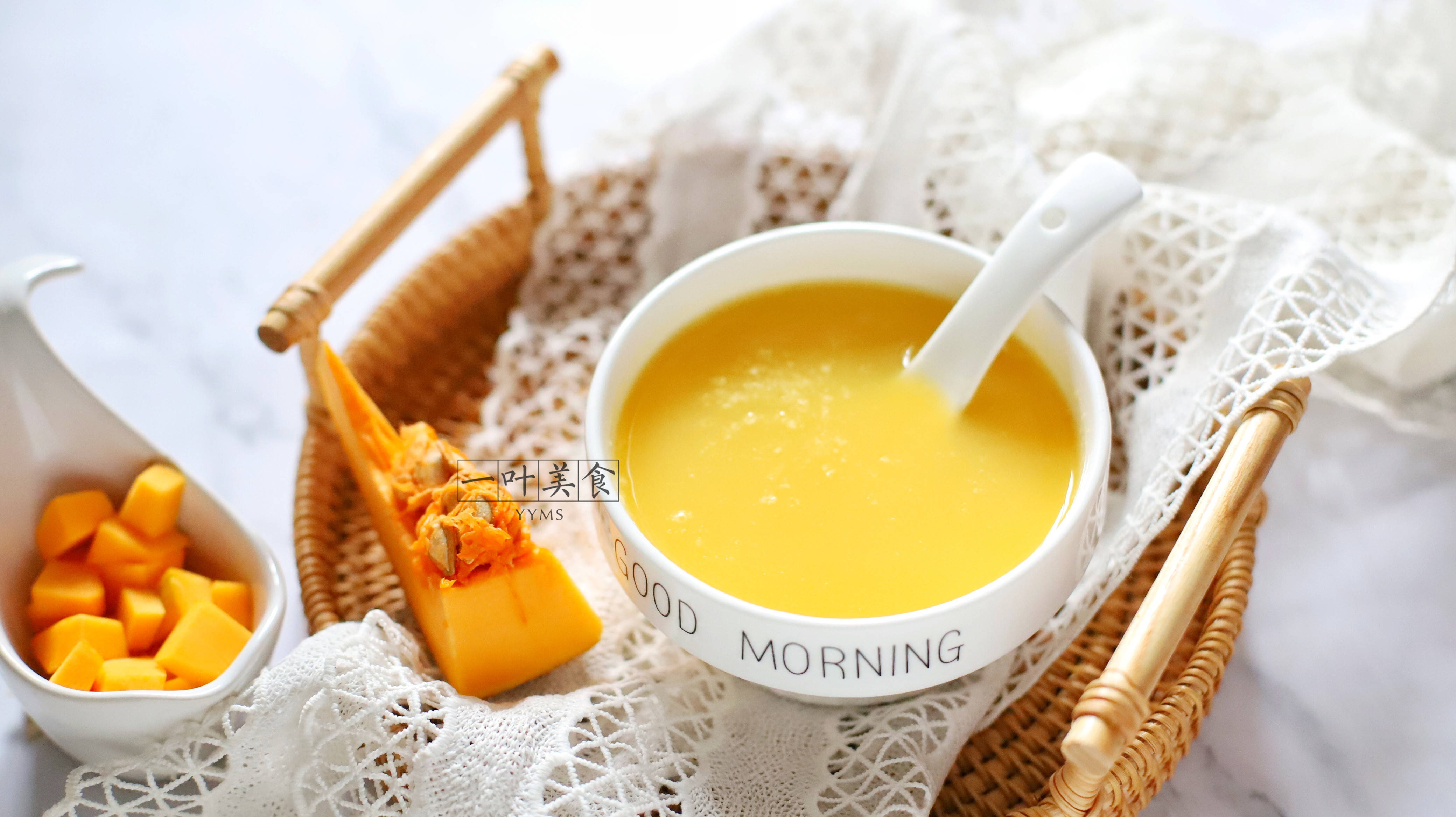 原创营养师早餐日常,藜麦南瓜米糊,养生饮品,低脂饱腹感