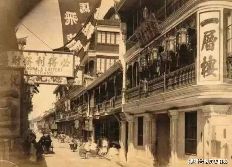 1880年上海沿街建筑老照片，远眺苏州河口和外滩-搜狐大视野-搜狐新闻