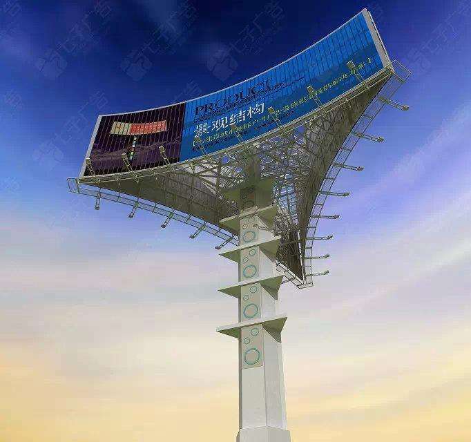 嘉兴陶弘贸易有限公司分享高炮广告牌有什么有点