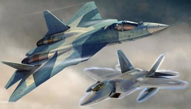 原创苏57与f22对抗鹿死谁手俄罗斯专家我们拥有更多优势