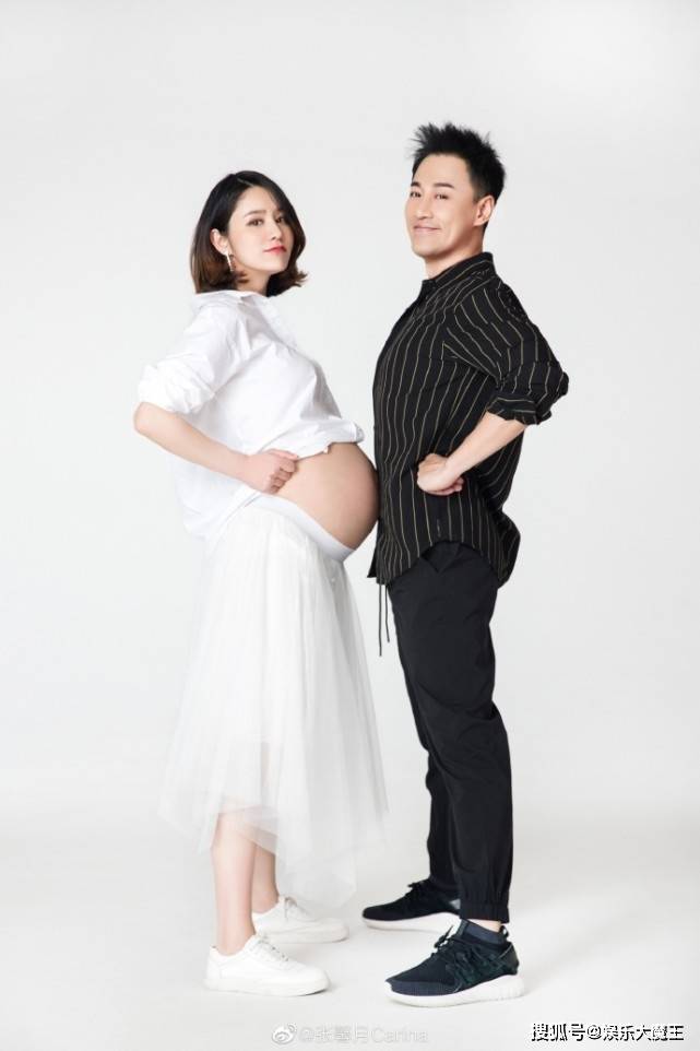 原创林峰宣布当爸晒与张馨月美猴王猪八戒搞怪写真老婆孕肚超尖疑诞