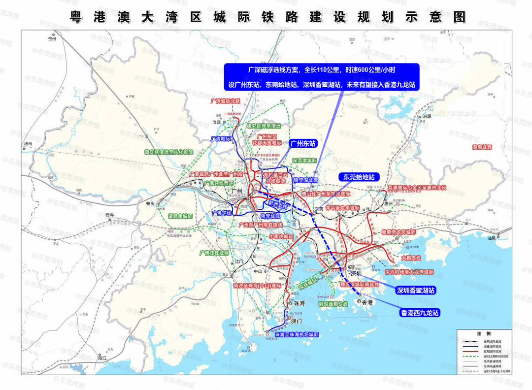 大湾区地铁规划图图片