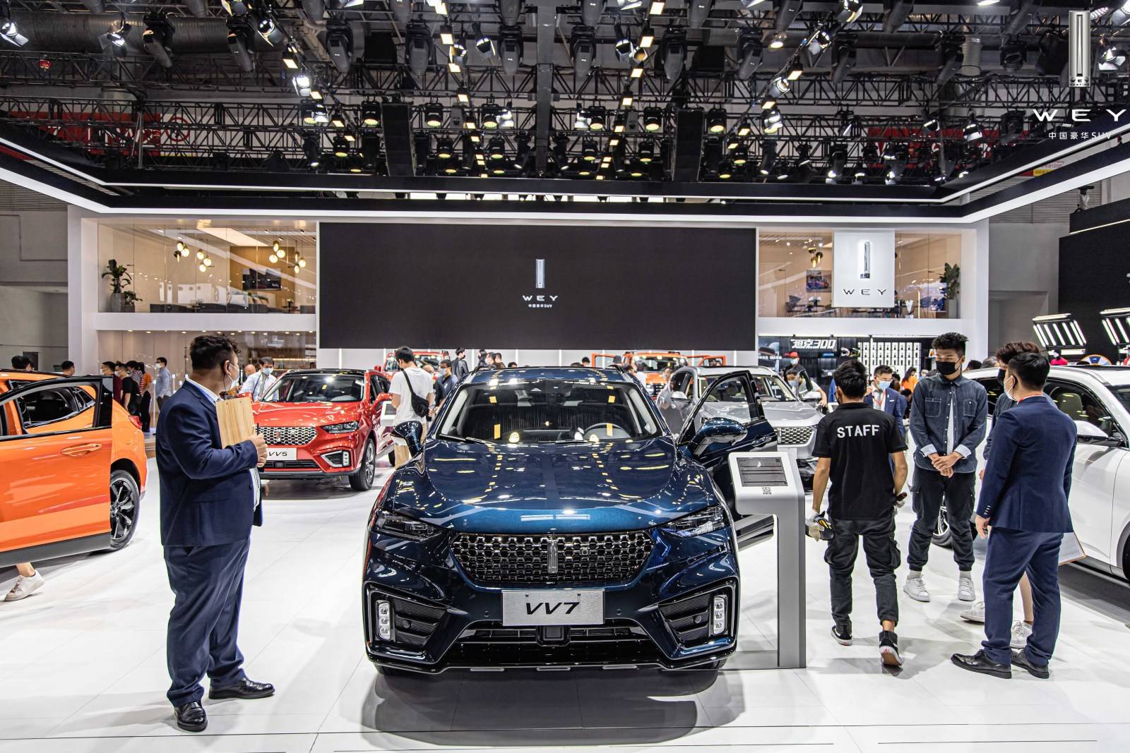 wey vv7与你共享智能豪华盛宴!北京车展表现超赞!