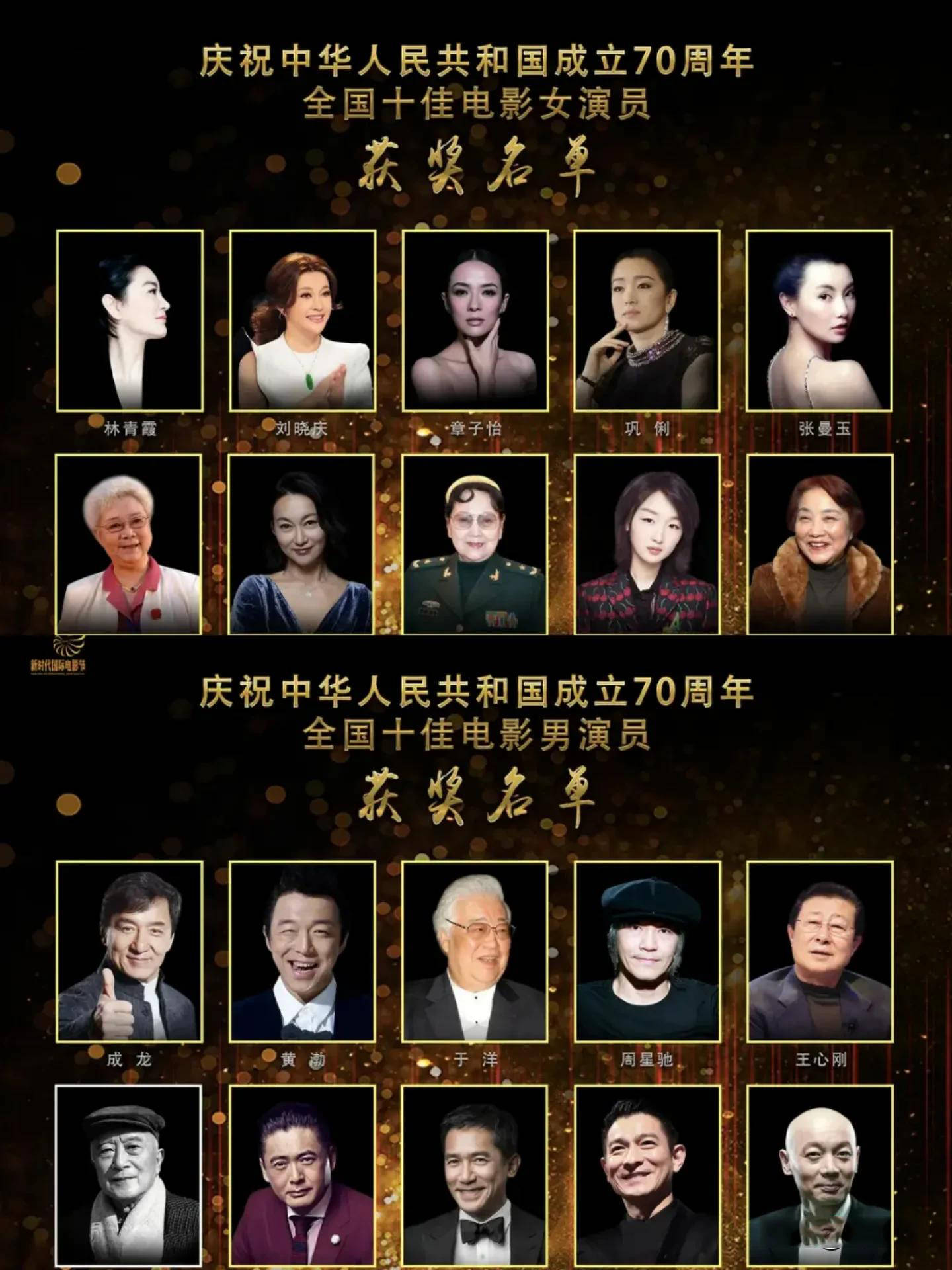 原创黄渤和周冬雨分别入选全国十佳电影男女演员,李连杰,吴京等落选