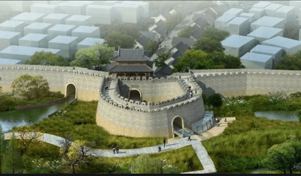 中国古代城防建筑特点图片