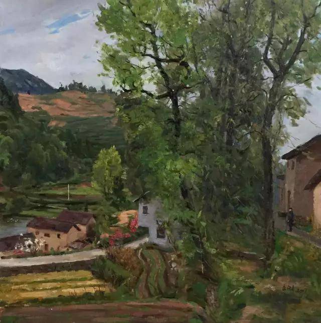 【风景】油画名家丽水松阳写生作品欣赏