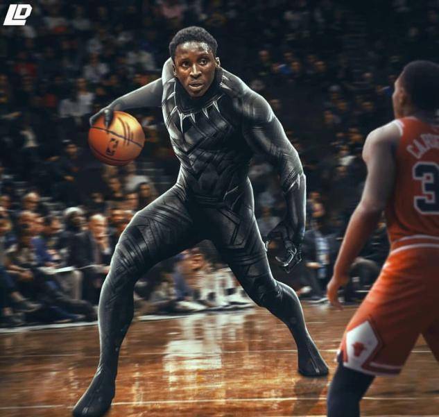 nba版超级英雄,你能认出几个?特雷杨鹰眼,詹皇灭霸,库里呢?