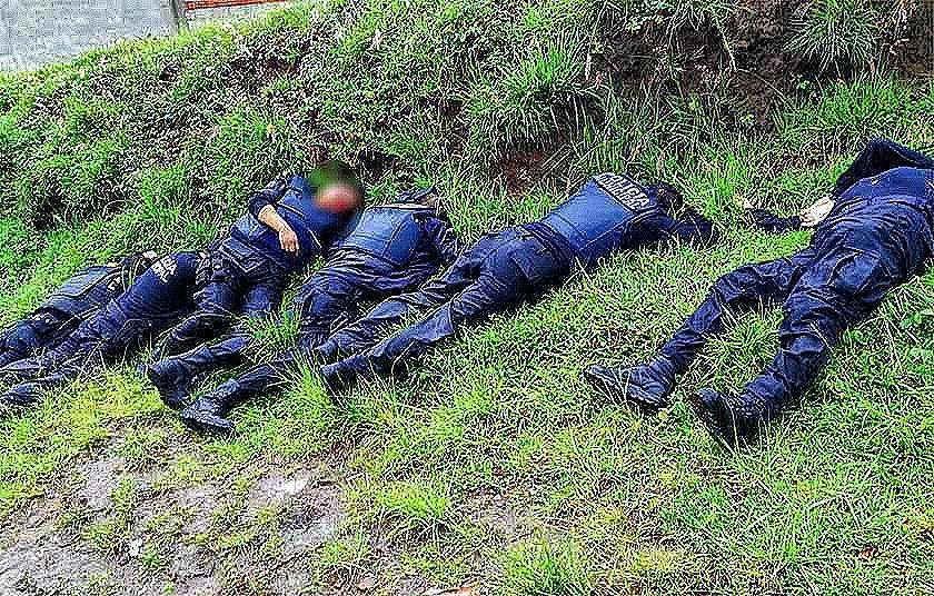 墨西哥警察惨案图片