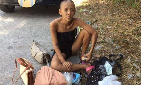 曾是当红女星,现沦为街头乞丐,捡垃圾为生判若两人