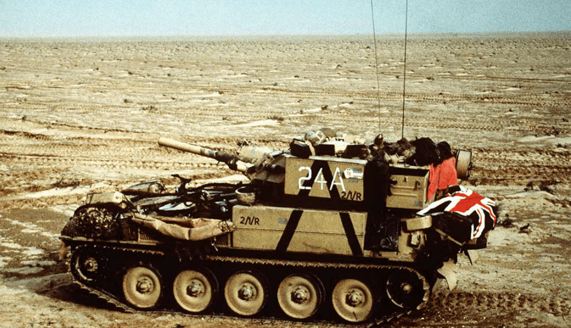 英国fv101"蝎子"轻型坦克参加过海湾战争