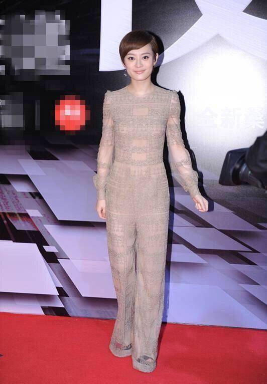 原创孙俪穿衣真胆大穿裸色连体裤还这么高级换别人穿就弱爆了