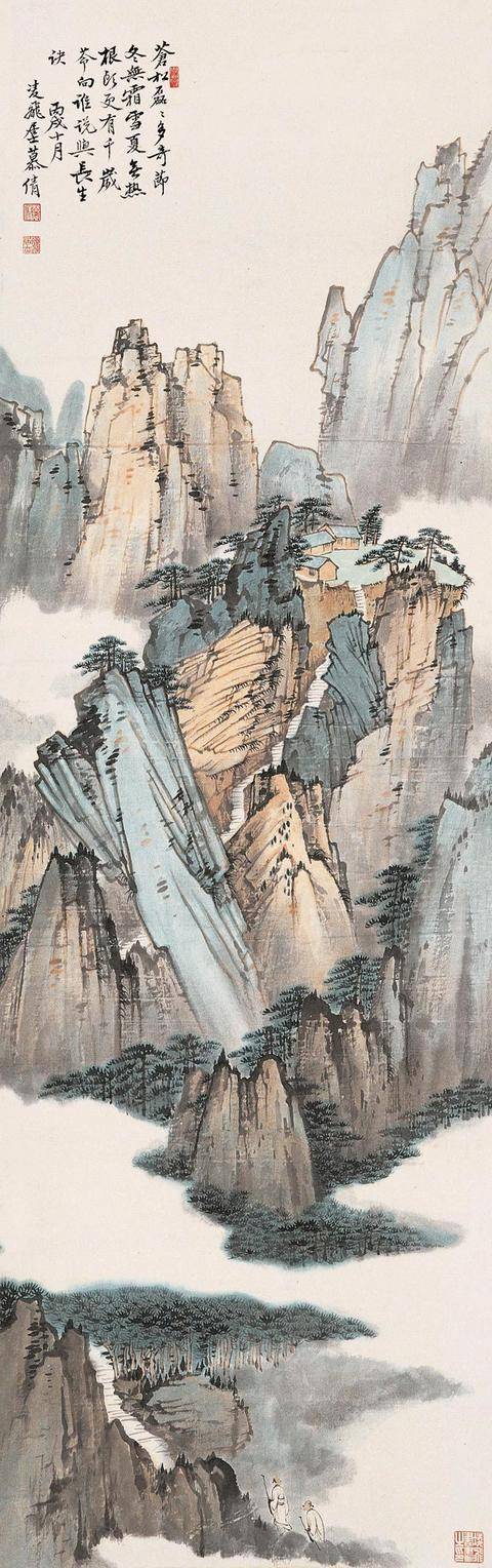 慕凌飞·山水画作品欣赏_手机搜狐网