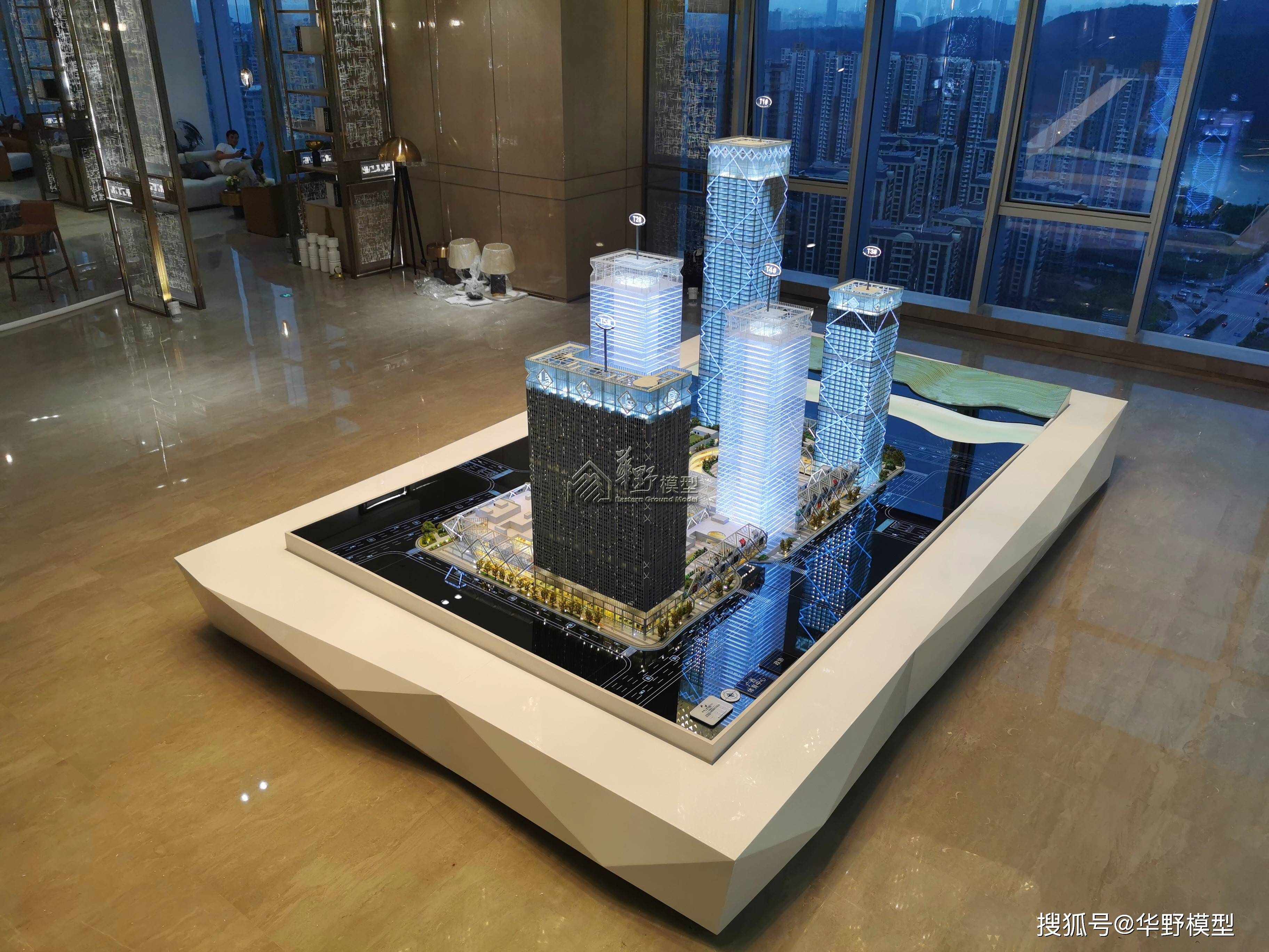 广西南宁前海人寿住宅沙盘模型