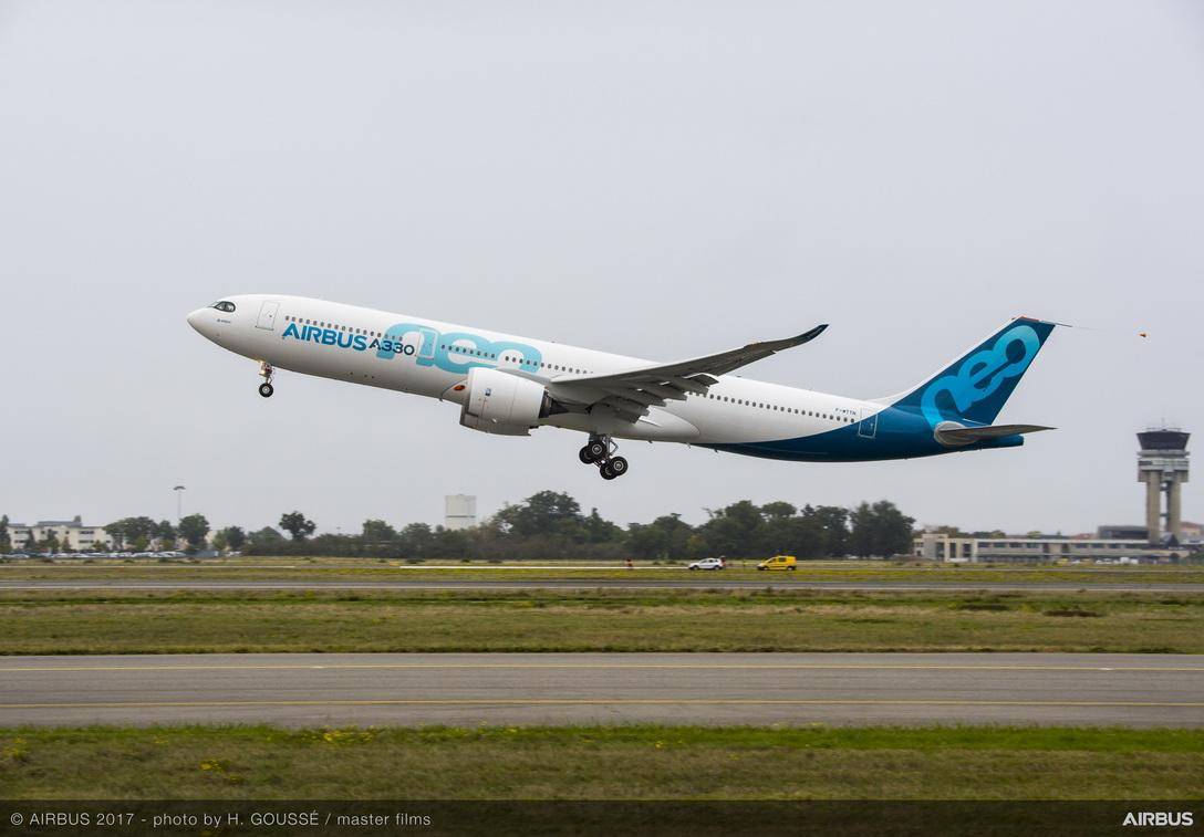 空客a330900飛機獲歐洲認證法國首個採購航程增加