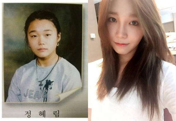 而apink组合的成员郑恩地当年也是非常戏剧化的.