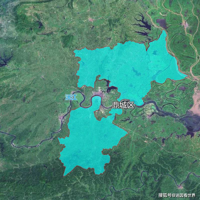 原創11張地形圖快速瞭解湖南省常德市的9個市轄區縣市