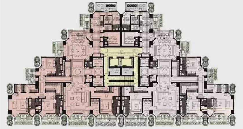 汤臣一品建筑结构图图片