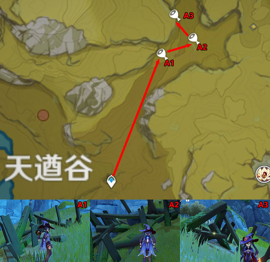 原神日常跑图攻略按图索骥半小时扫荡圣遗物狗粮