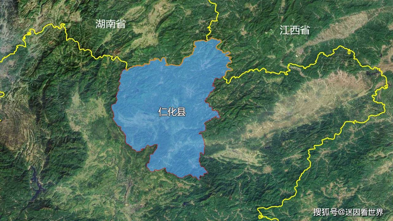 12张地形图快速了解广东省韶关市的10个市辖区县市