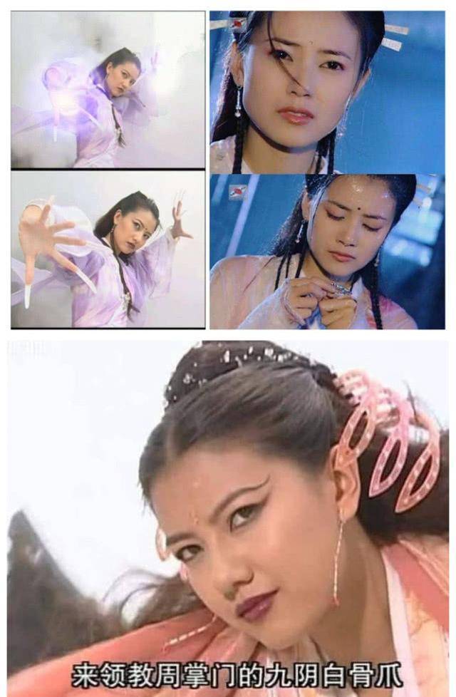 同样是演周芷若,其她7位都是在模仿,唯独她隔着屏幕都让人害怕