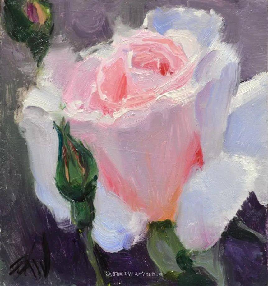 美国画家埃里克沃利斯乱花渐欲迷人眼超级美的花卉油画作品欣赏