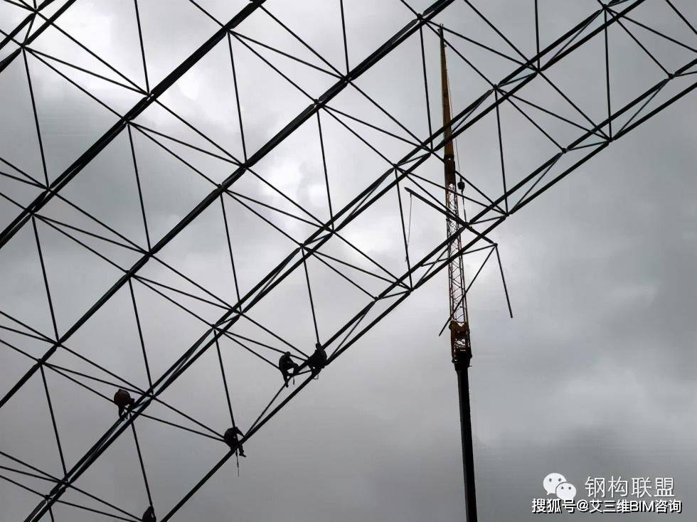 网架结构高空散装如何做?
