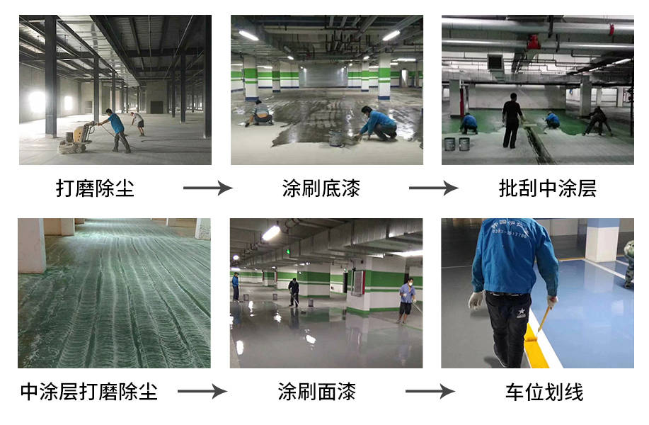 地下車庫環氧地坪漆施工方案及流程圖