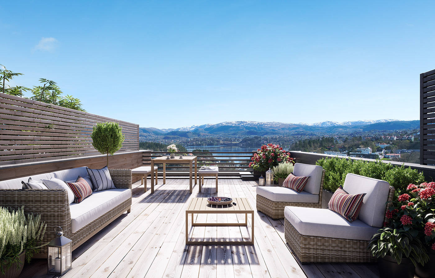 玩转露台:15个"露台花园"设计,露台这样造比别墅花园还好看