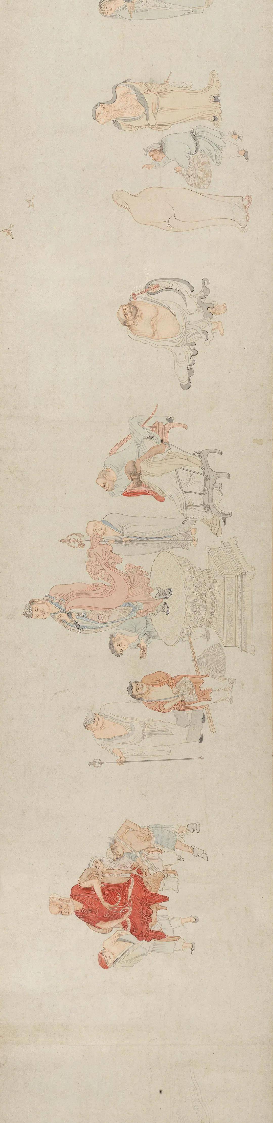 明代"画仙"吴彬-最知名的作品《十六罗汉图》高清欣赏