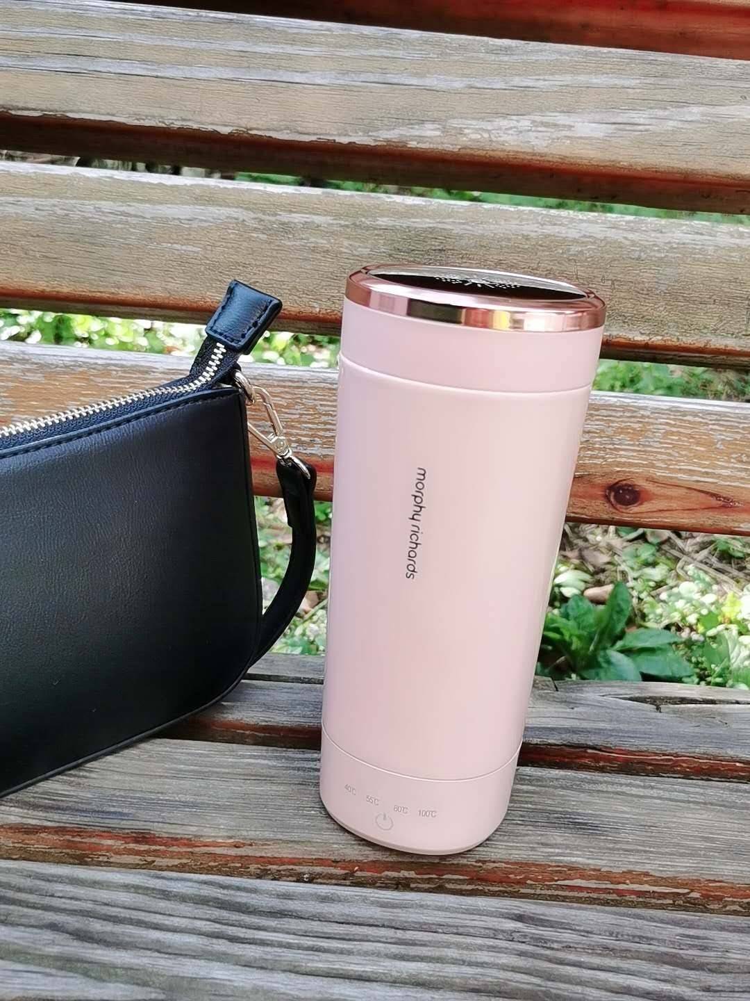 喝水女孩的秋冬福利摩飞便携热水杯